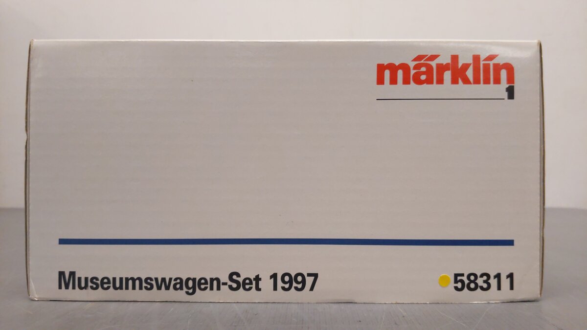 Marklin 58311 1 Scale Museumswagon-Set 1997 EX/Box