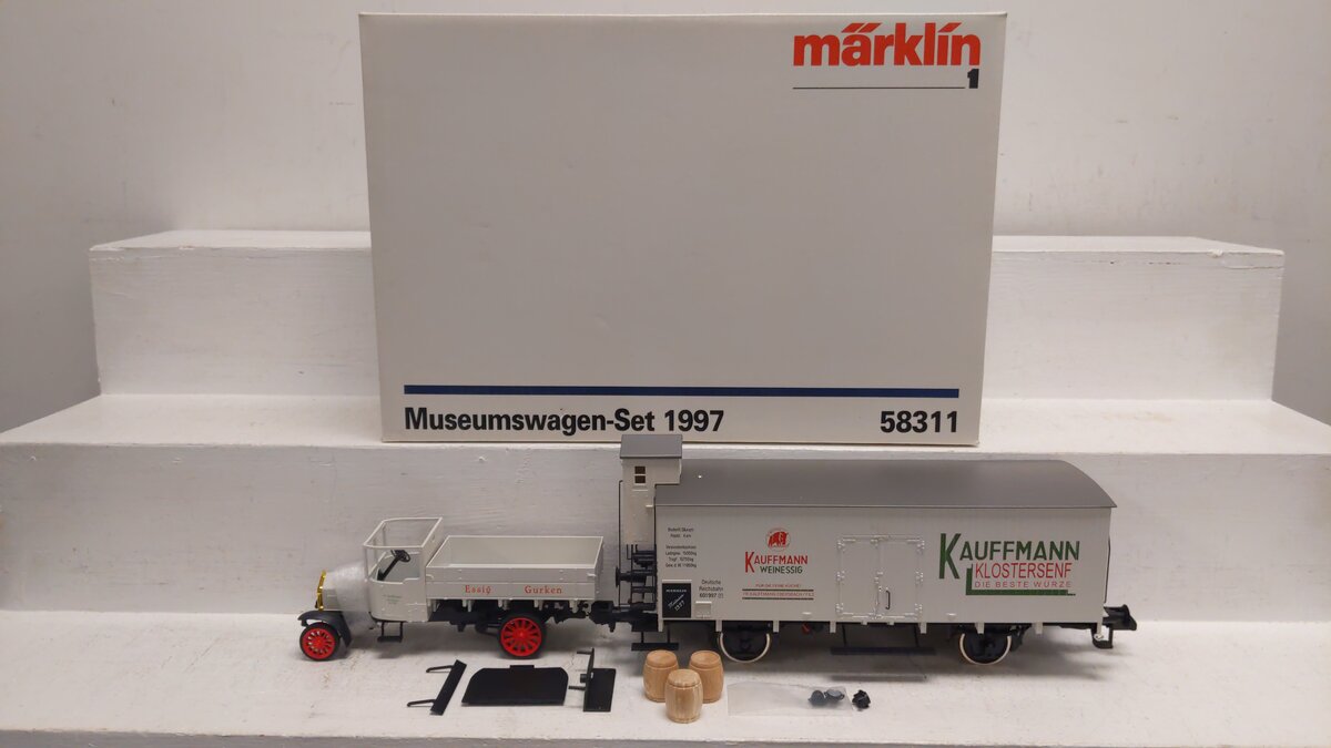Marklin 58311 1 Scale Museumswagon-Set 1997 EX/Box