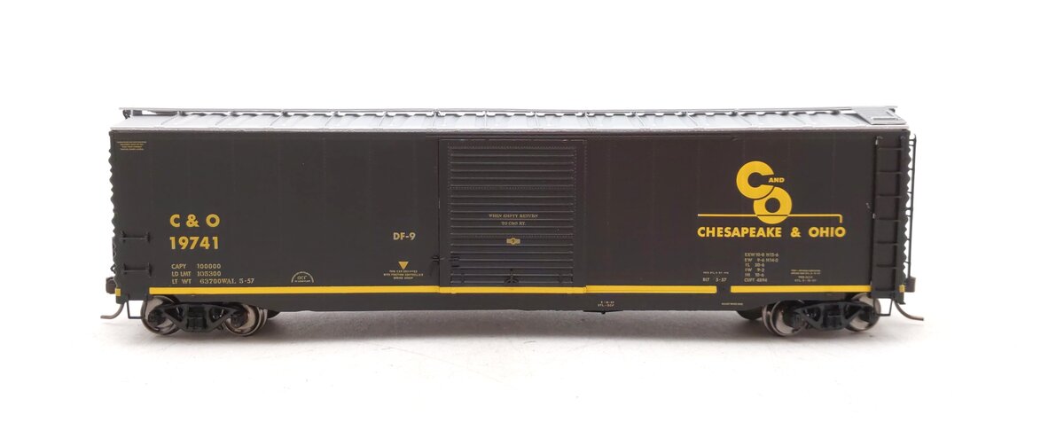 Atlas 20005854 HO Chesapeake & Ohio 50' Postwar Single Door Boxcar #19741