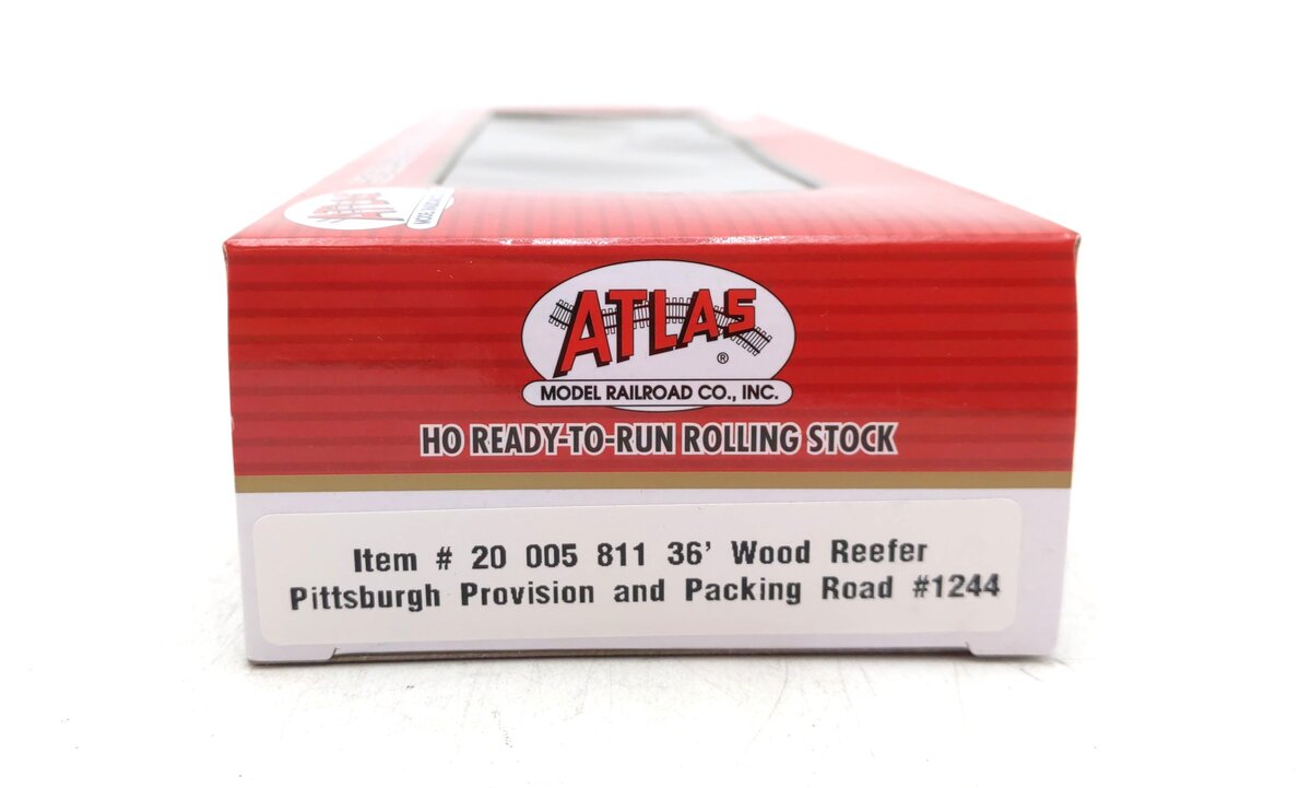 Atlas 20005811 HO Pittsburgh Provision and Packing 36' Wood Reefer Car #1244