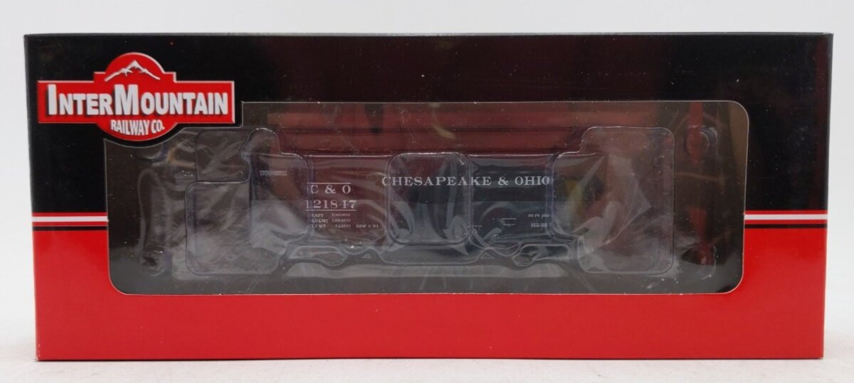 InterMountain 47167-12 HO Scale Chesapeake & Ohio AAR 2-Bay Hopper Car #121847 LN/Box