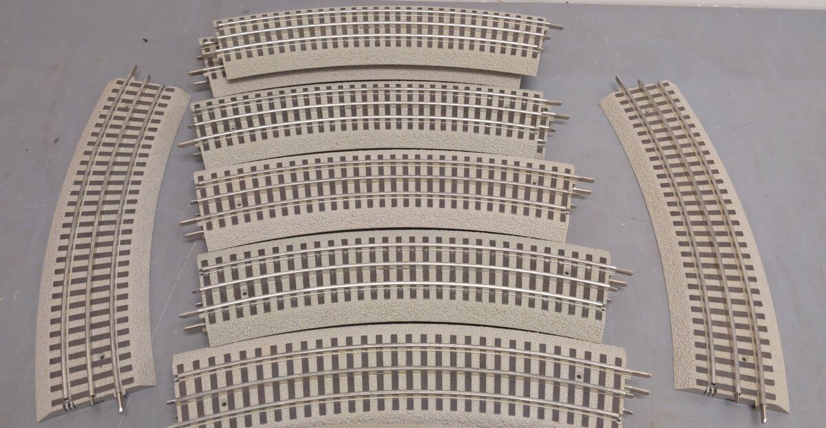 Lionel 6-12043 FasTrack O48 Curved Track Sections (23) EX