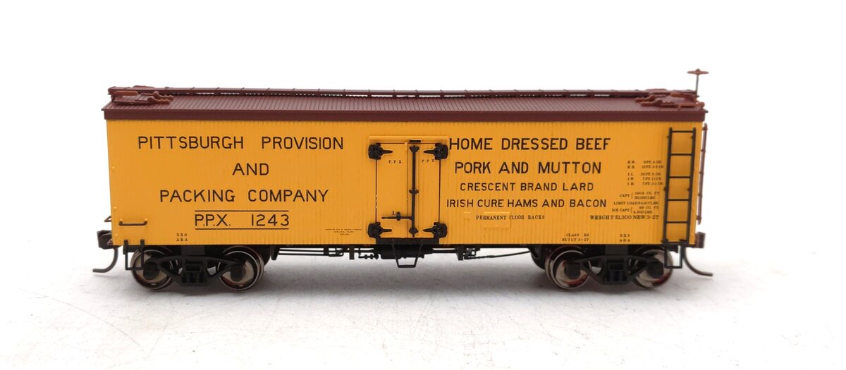 Atlas 20005810 HO Pittsburgh Provision and Packing 36' Wood Reefer Car #1243 NIB