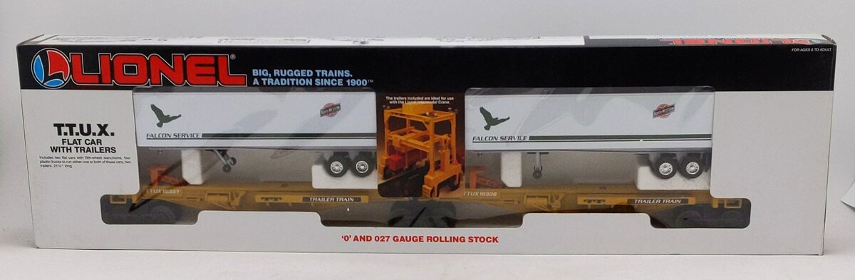 Lionel 6-16334 O Gauge Chicago & Northwestern TTUX Flat Cars with Trailers LN/Box