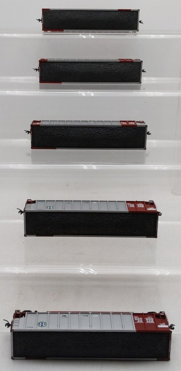 Athearn 93038 HO Burlington Northern Santa Fe BethGon Coalporter (Pack of 5) EX/Box