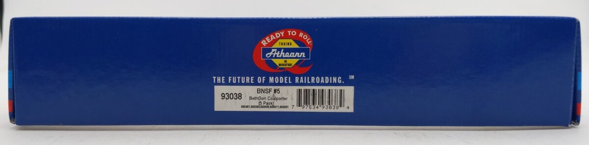 Athearn 93038 HO Burlington Northern Santa Fe BethGon Coalporter (Pack of 5) EX/Box