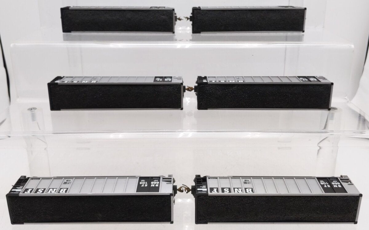 Walthers 932-5317 HO BN-ATSF Early Merger BethGon Coalporter Gondolas (Set of 6) EX/Box