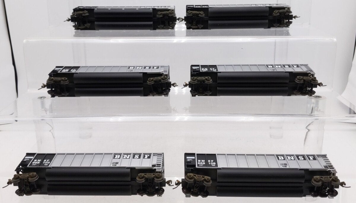 Walthers 932-5317 HO BN-ATSF Early Merger BethGon Coalporter Gondolas (Set of 6) EX/Box