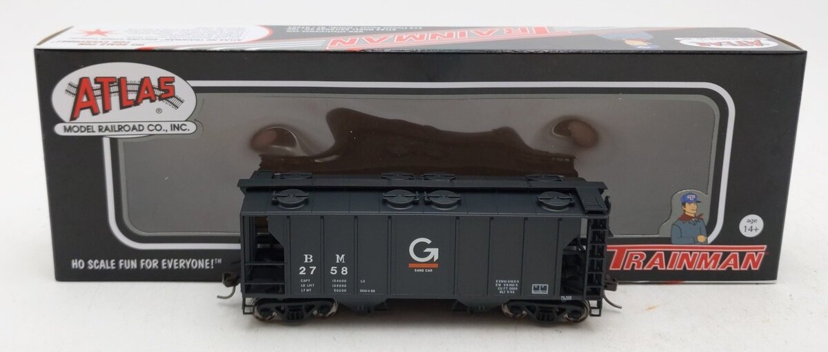 Atlas 20006551 HO Boston and Maine TM PS-2 Covered Hopper #2758 LN/Box