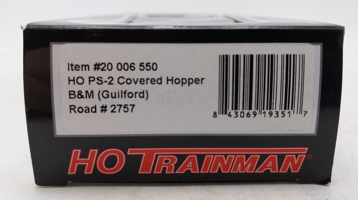 Atlas 20006550 HO Boston and Maine TM PS-2 Covered Hopper #2757
