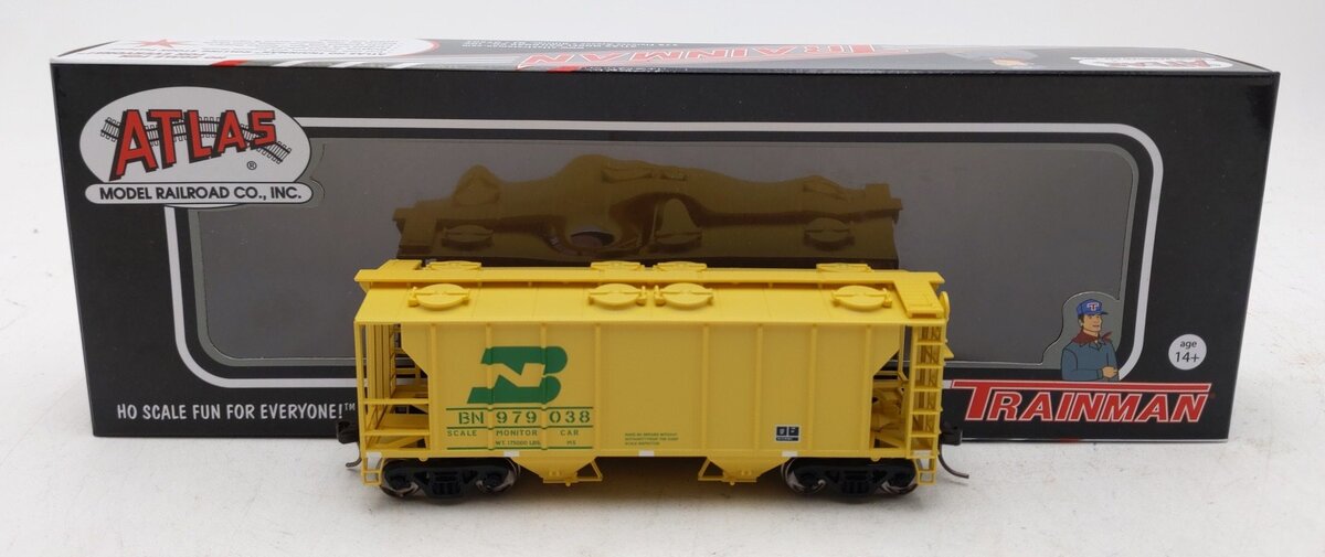 Atlas 20006594 HO Scale BN Monitor Car TM PS-2 Covered Hopper #979038