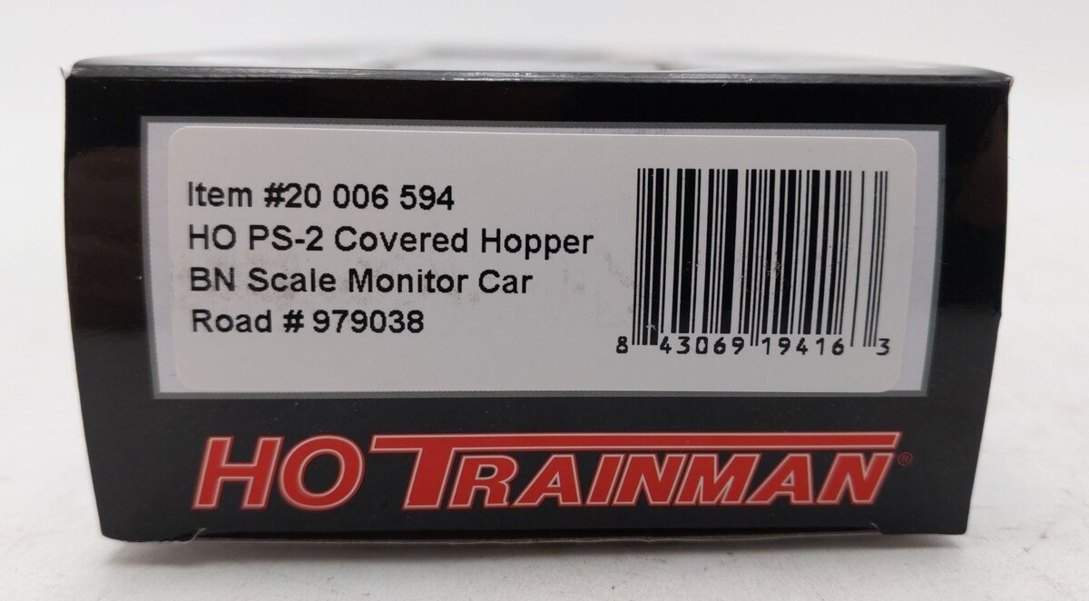 Atlas 20006594 HO Scale BN Monitor Car TM PS-2 Covered Hopper #979038