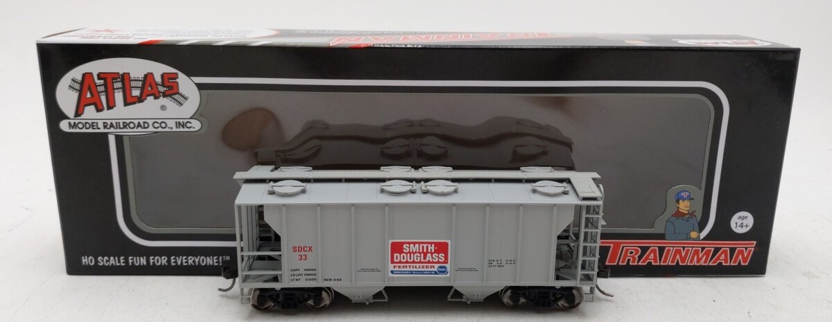 Atlas 20006560 HO SDCX TM PS-2 Covered Hopper #33