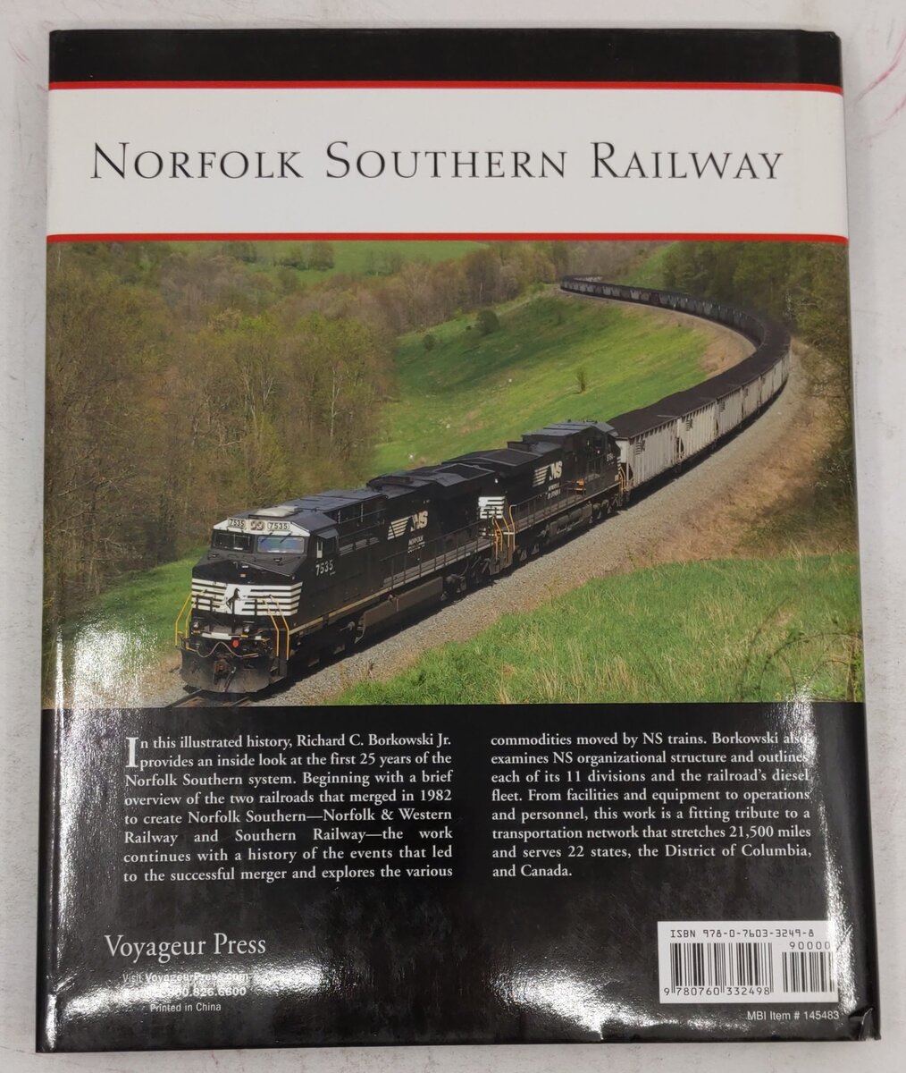 Norfolk Southern Railway Hardcover Book By Richard C. Borkowski Jr. EX