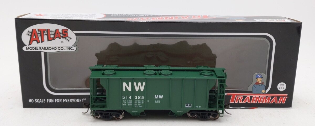 Atlas 20006561 HO Norfolk and Western TM PS-2 Covered Hopper #514385