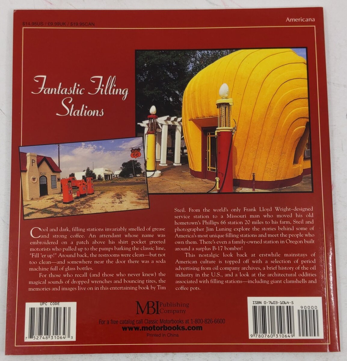 Fantastic Filling Stations Paperback Book By Tim Steil EX