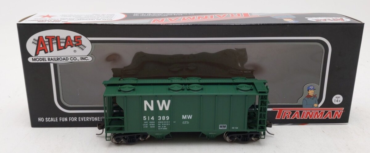 Atlas 20006562 HO Norfolk and Western TM PS-2 Covered Hopper #514389