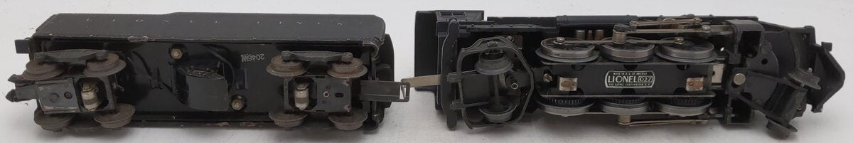 Lionel 1666 Vintage O 2-6-2 Die-Cast Steam Locomotive w/2046W Tender VG