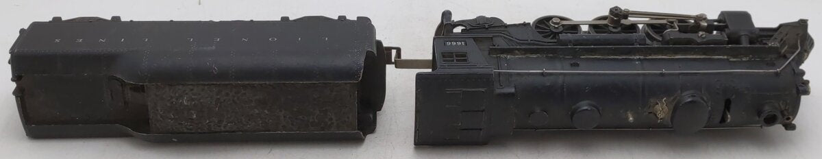 Lionel 1666 Vintage O 2-6-2 Die-Cast Steam Locomotive w/2046W Tender VG