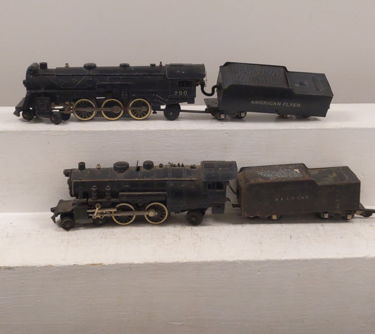 American Flyer Vintage S Postwar Steam Locomotives & Tenders # 290 & 300 [2]