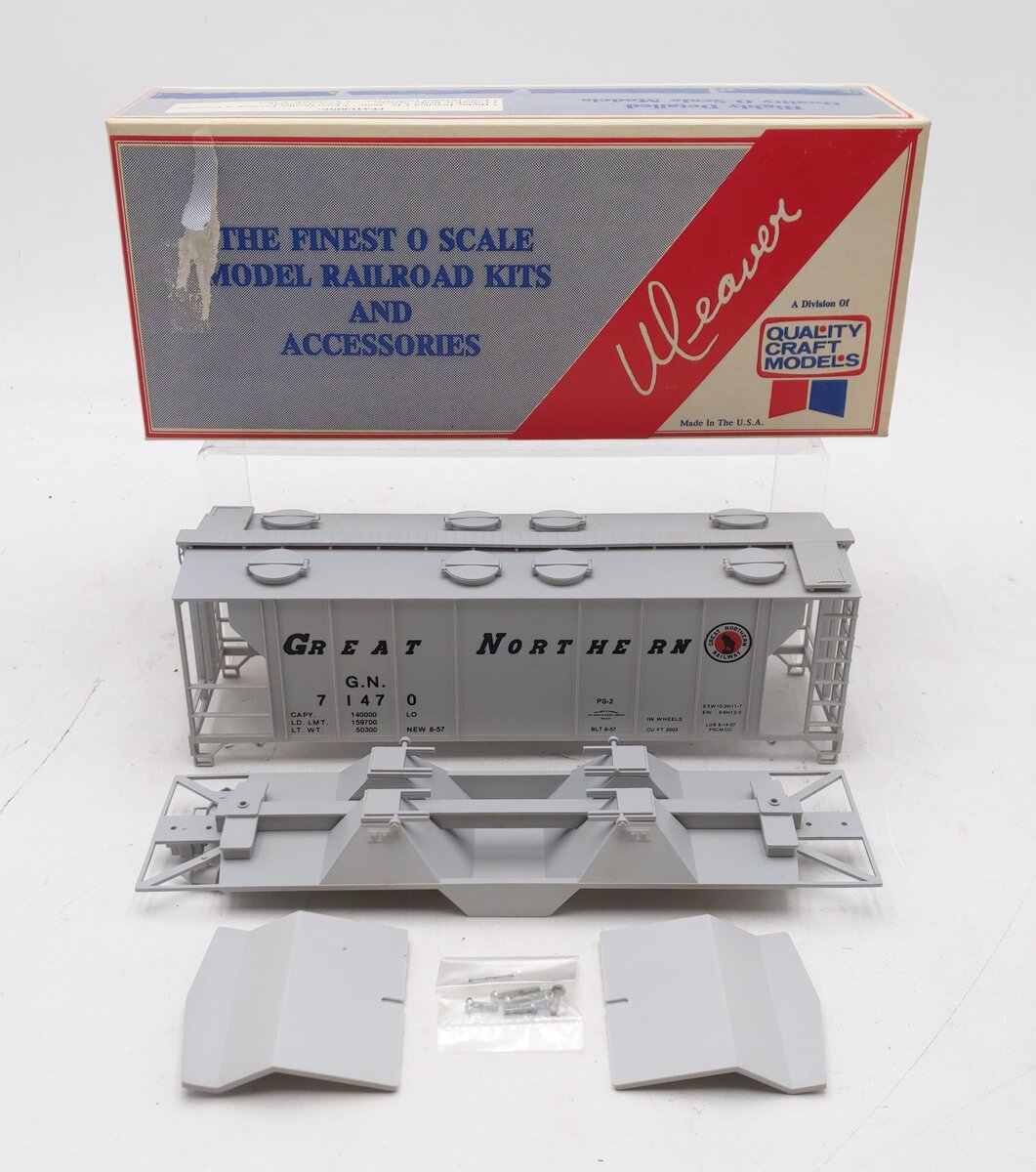 Weaver 1607 O Scale Great Northern PS-2 34' Covered Hopper #71470 (Car 1) LN/Box