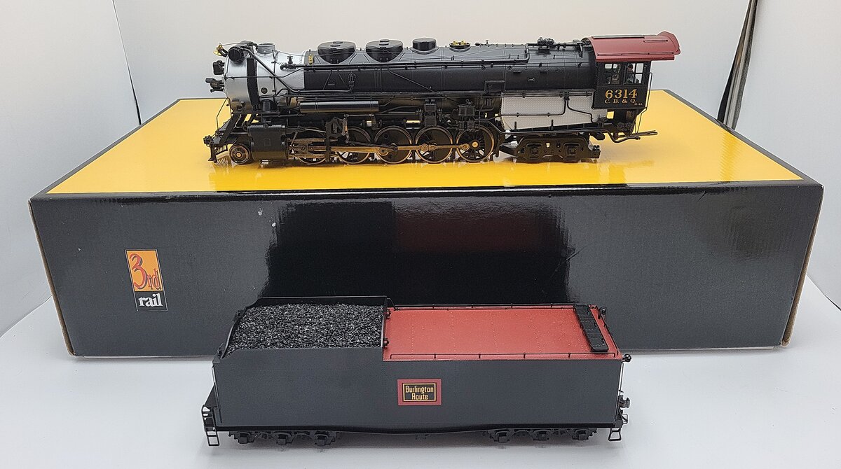 Sunset Models O 2-Rail Brass CB&Q Colorado Class 2-10-4 - Elesco #6314 LN/Box