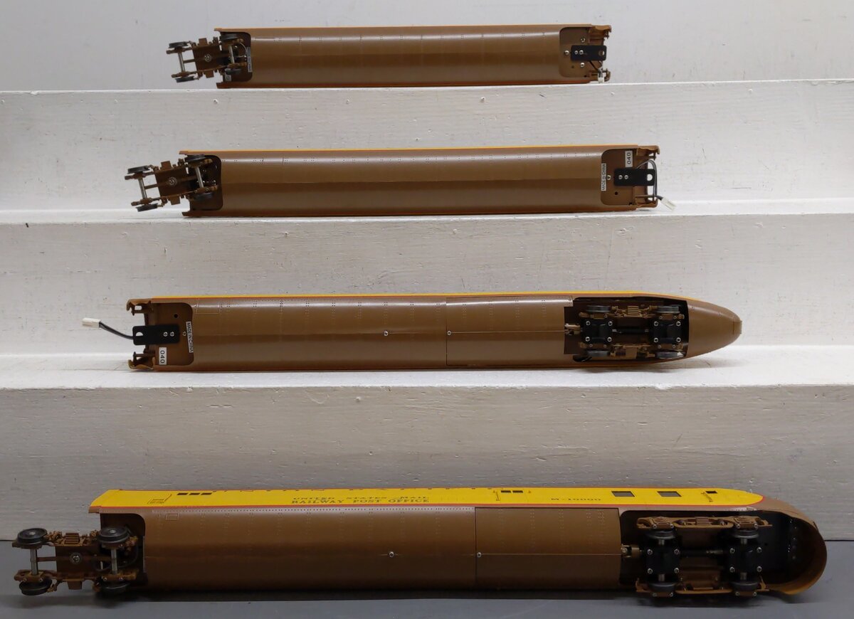 Sunset Models M-10000 O 2-Rail BRASS Union Pacific Streamliner Train Set EX/Box