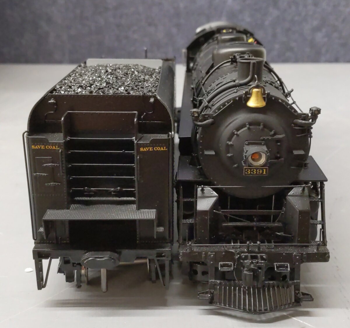 Sunset Models O Brass Erie Berkshire S-4 Steam Loco & Tender #3391 (2-Rail) EX/Box