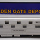 Golden Gate Depot O Aluminum CB&Q Budd Slumber "Silver Repose" Coach (2 Rail) EX/Box