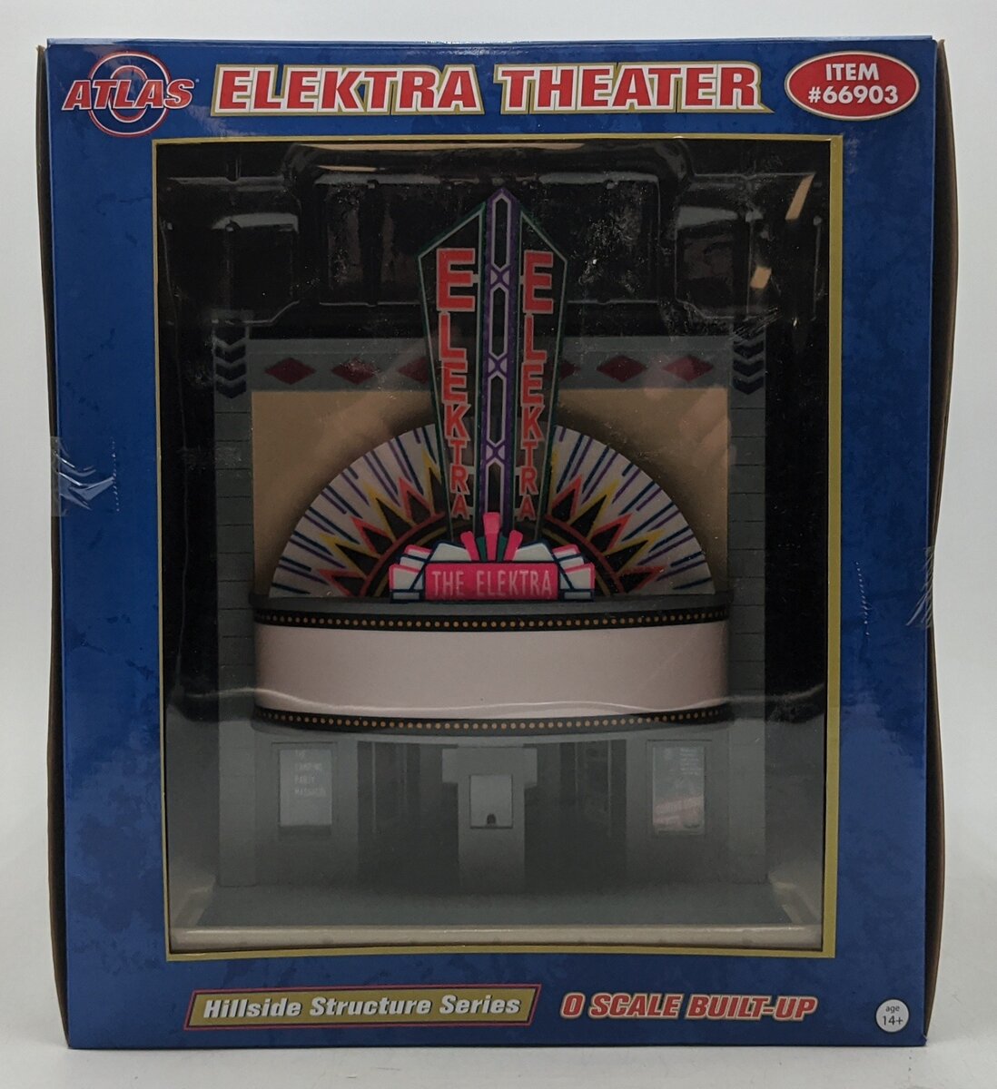 Atlas 66903 O Scale Built-Up Elektra Theatre LN/Box