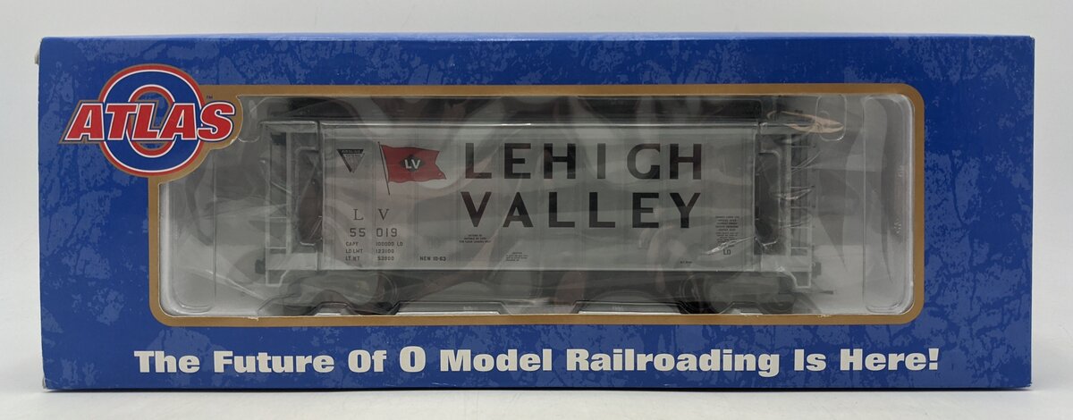 Atlas 7352-2 O GATX Lehigh Valley Airslide Covered Hopper #55019 (2-Rail) MT/Box