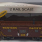 K-Line KS612-21721 Western Pacific Bay Window Caboose 2-Rail NIB