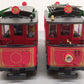 LGB 20355 Season's Greetings Christmas Streetcar Trolley (Set of 2) EX/Box