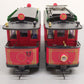 LGB 20355 Season's Greetings Christmas Streetcar Trolley (Set of 2) EX/Box