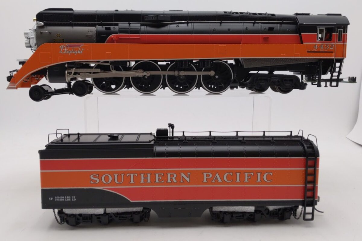 MTH 20-3302-2 O Southern Pacific 4-8-4 GS-4 Steam Locomotive w/ PS3 (2 Rail) EX/Box