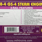 MTH 20-3302-2 O Southern Pacific 4-8-4 GS-4 Steam Locomotive w/ PS3 (2 Rail) EX/Box