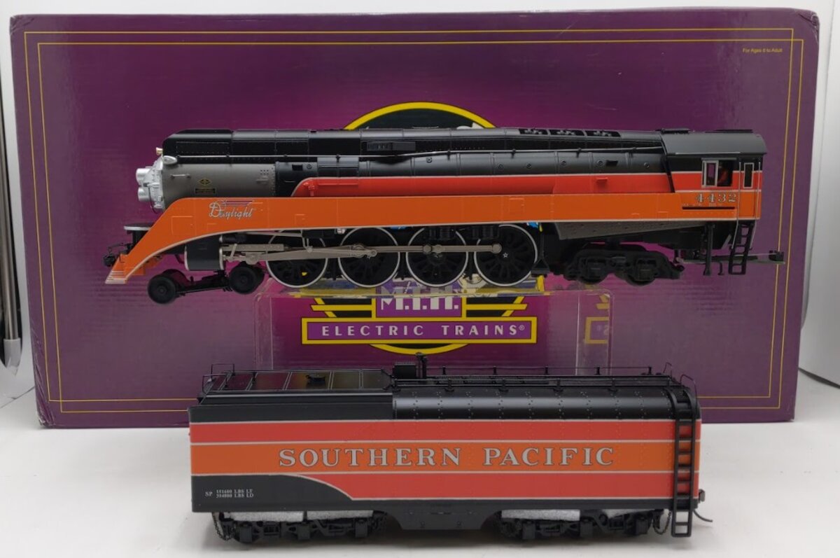 MTH 20-3302-2 O Southern Pacific 4-8-4 GS-4 Steam Locomotive w/ PS3 (2 Rail) EX/Box