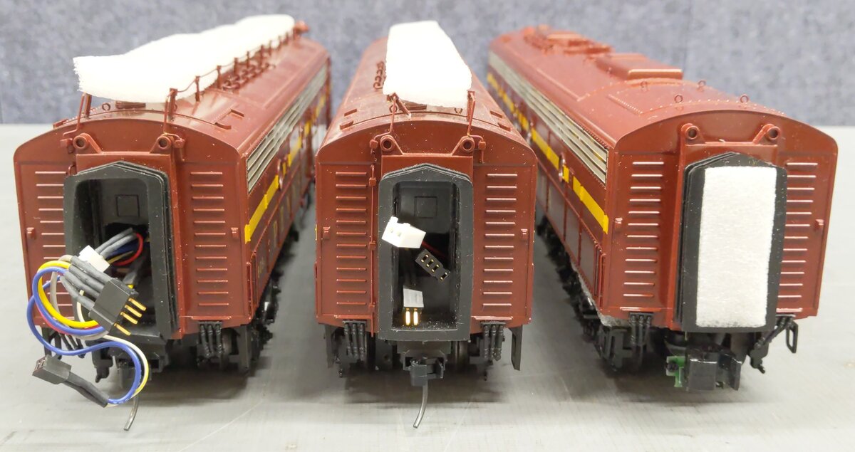 MTH 20-2894-1 O PRR E-8 ABA Diesel Engine Set w/PS 2.0 & DCC #5809A/5711A/5711B EX/Box