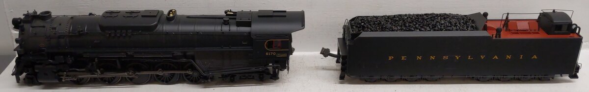 MTH 20-3160-2 Pennsylvania J-1 2-10-4 Steam Locomotive & Tender w/ PS2 (2 Rail) EX/Box
