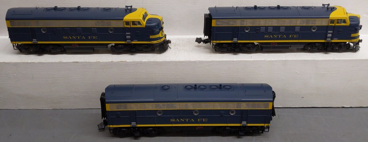 MTH 20-20055-2 O Santa Fe F-7 ABA Diesel Engine Set w/PS 2.0 #218L/218C/218A