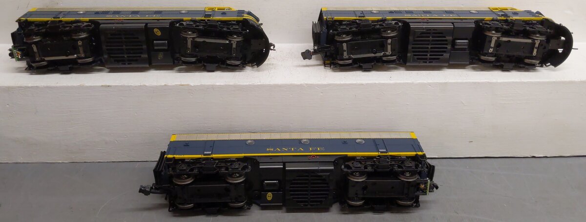 MTH 20-20055-2 O Santa Fe F-7 ABA Diesel Engine Set w/PS 2.0 #218L/218C/218A