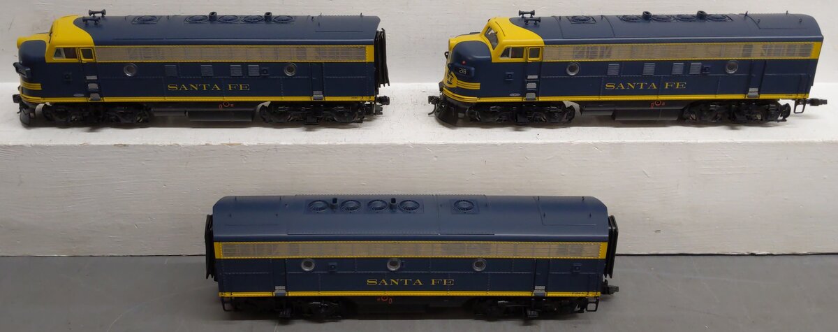 MTH 20-20055-2 O Santa Fe F-7 ABA Diesel Engine Set w/PS 2.0 #218L/218C/218A