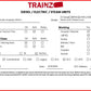 Precision Scale Co. 15154-1 O D&RGW 1600 Series 4-8-2 Loco w/ Tender- Painted/Box