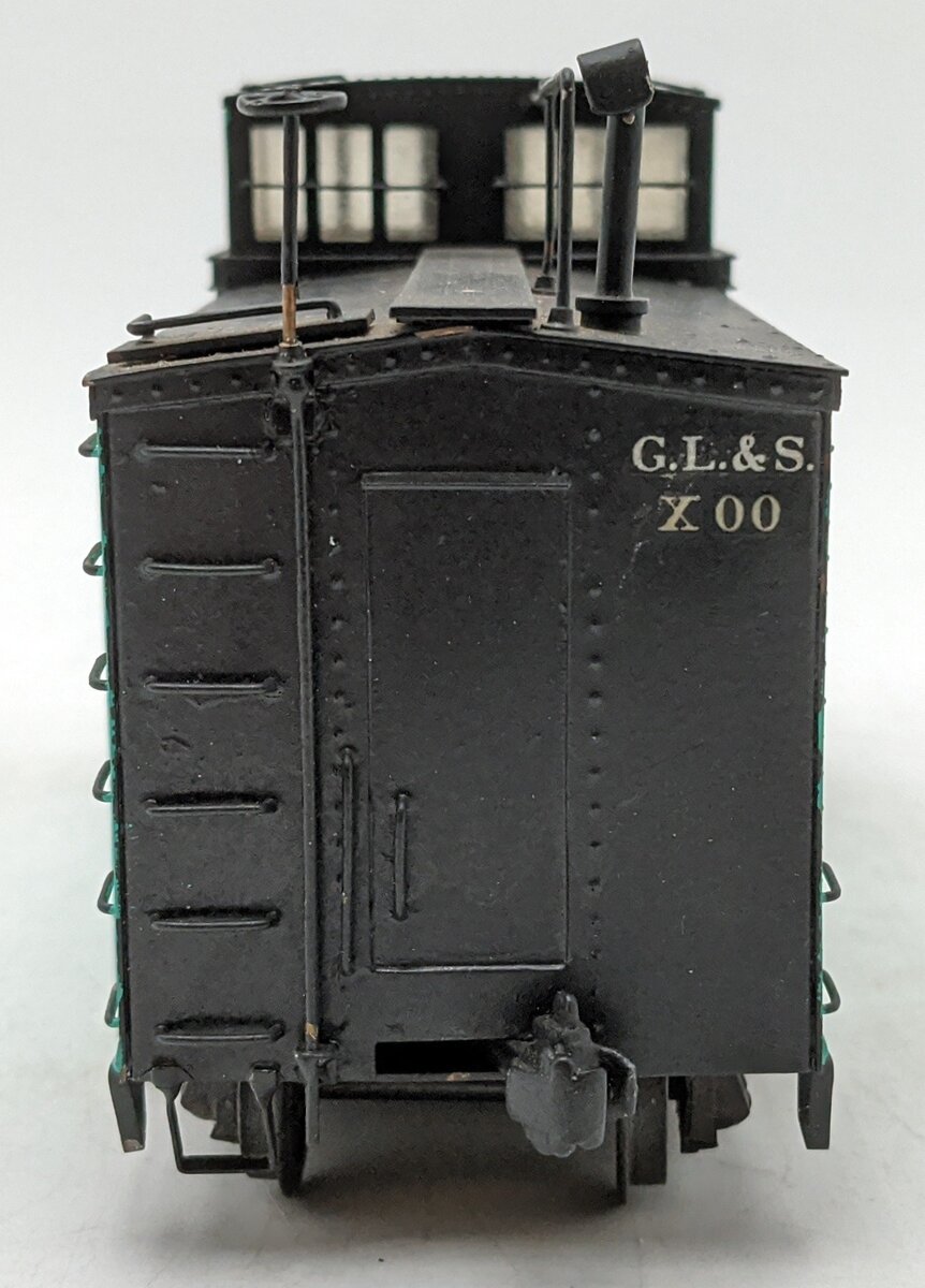 US Hobbies O Brass GL&S Steel Winged Snowplow Car #X00 - Custom Painted (2-Rail)