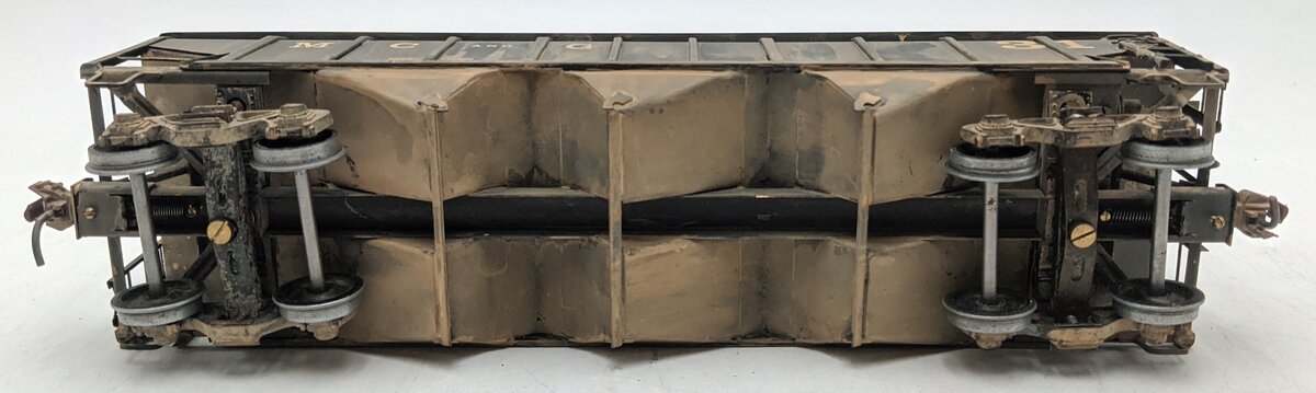 US Hobbies 704 O Brass MC&G ACF Welded Triple Hopper #31 (2-Rail) - Painted/Box