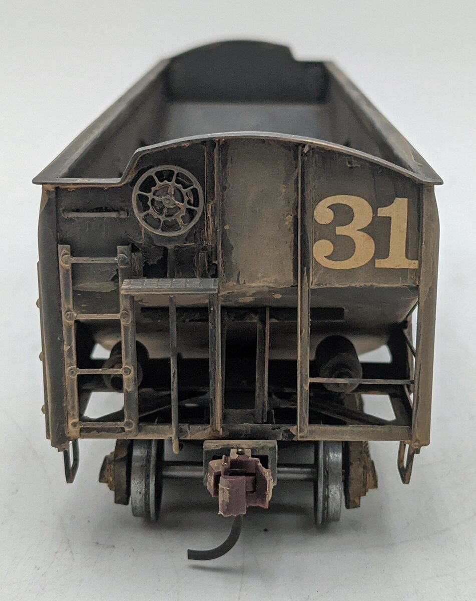 US Hobbies 704 O Brass MC&G ACF Welded Triple Hopper #31 (2-Rail) - Painted/Box