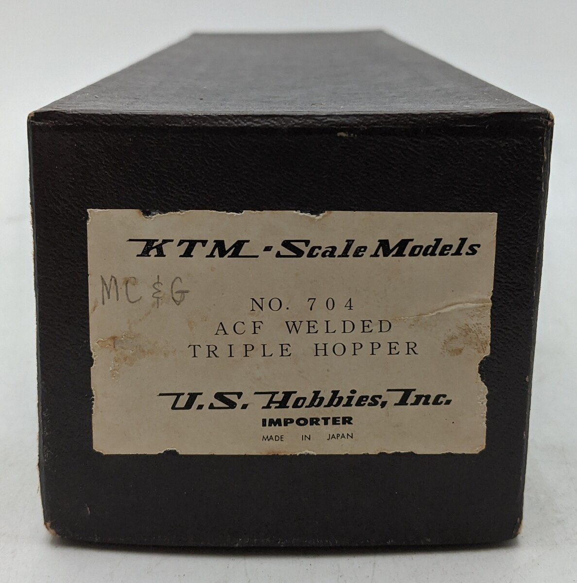 US Hobbies 704 O Brass MC&G ACF Welded Triple Hopper #31 (2-Rail) - Painted/Box