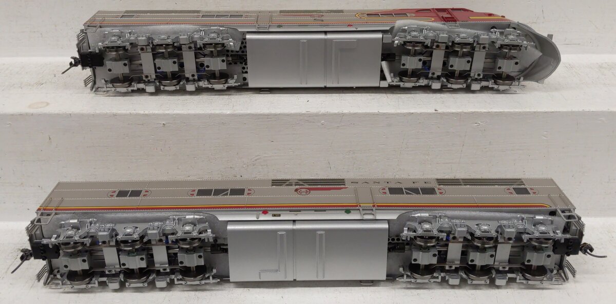 3rd Rail O Scale 2-Rail Sante Fe EMC E1A/E1B AB Diesel Locomotive Set w/ DCC&Snd LN/Box
