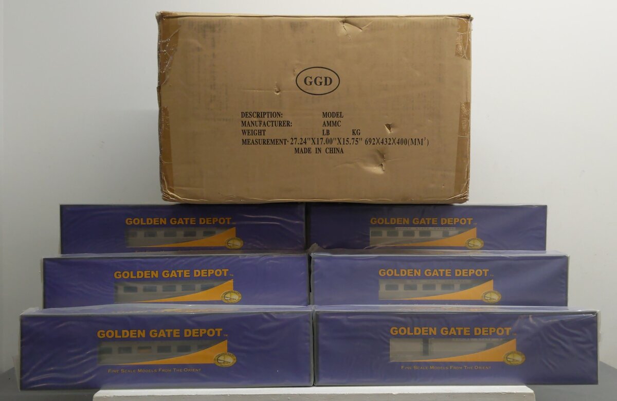 Golden Gate Depot O Gauge NYC Empire State Express Aluminum 6-Car Set (2-Rail) NIB