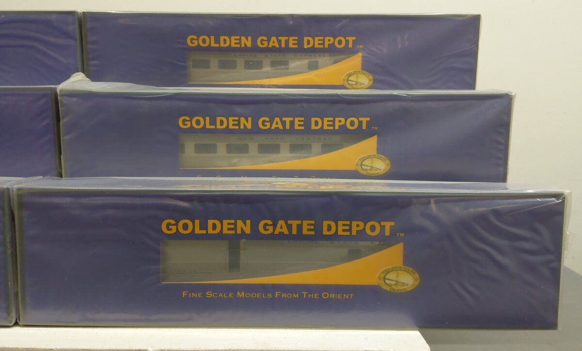 Golden Gate Depot O Gauge NYC Empire State Express Aluminum 6-Car Set (2-Rail) NIB